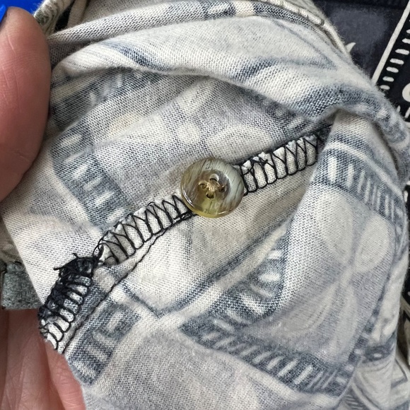 VINTAGE |•CONSENSUS•| Vtg Floral Abstract Shirt Size Large - Picture 6 of 6